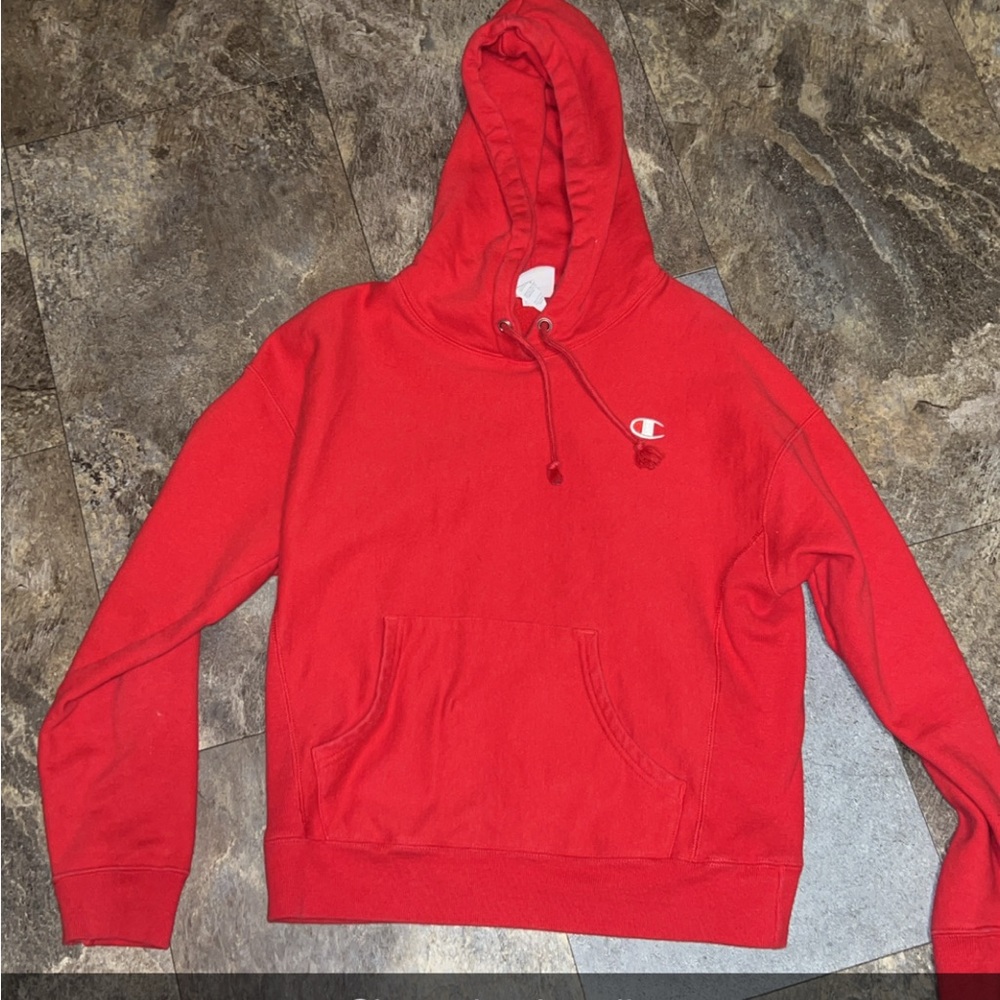 Champion Women's Red Hoodie